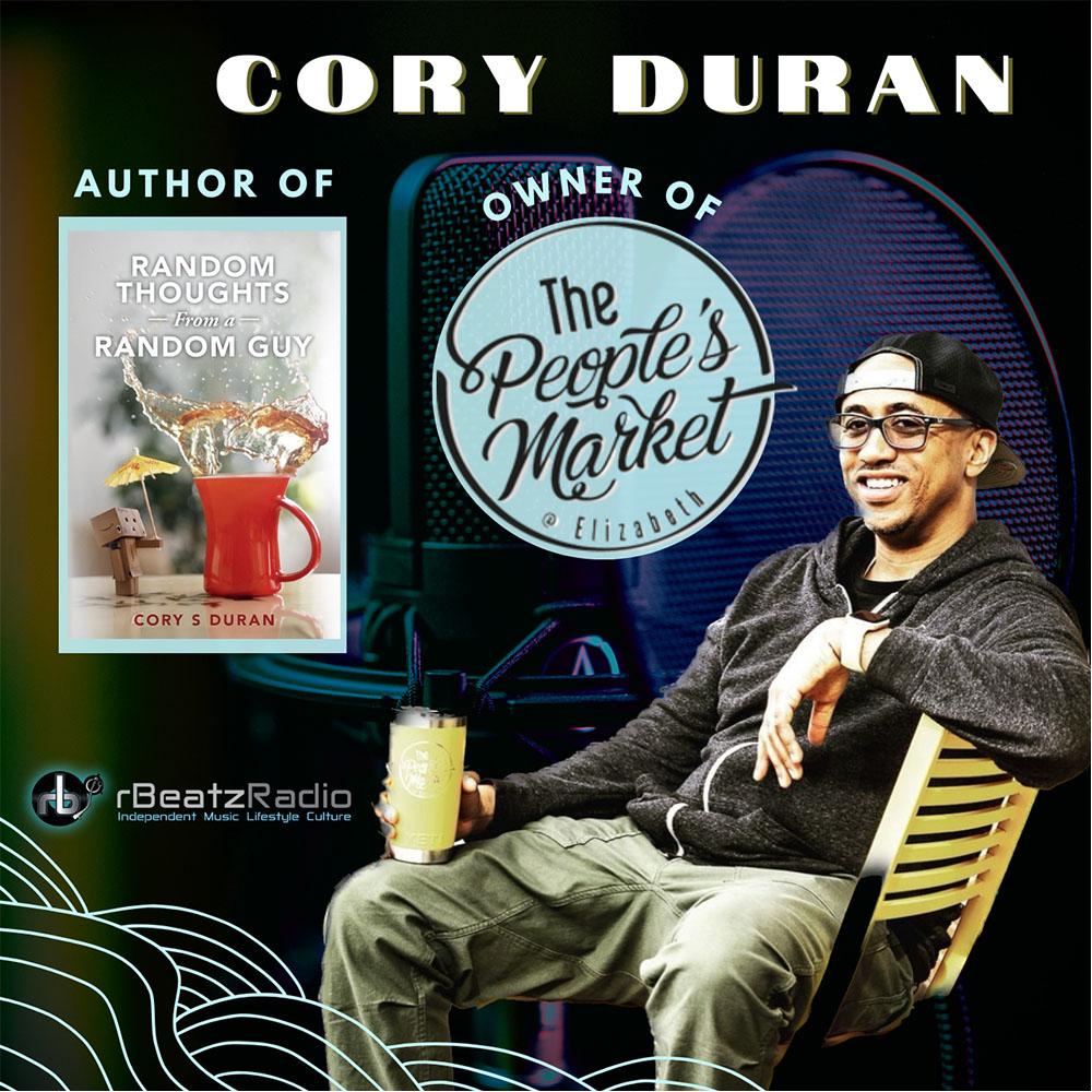 Cory Duran Author Entrepreneur Foodie Art Lover Guest on #OuiTalkRaw 051724