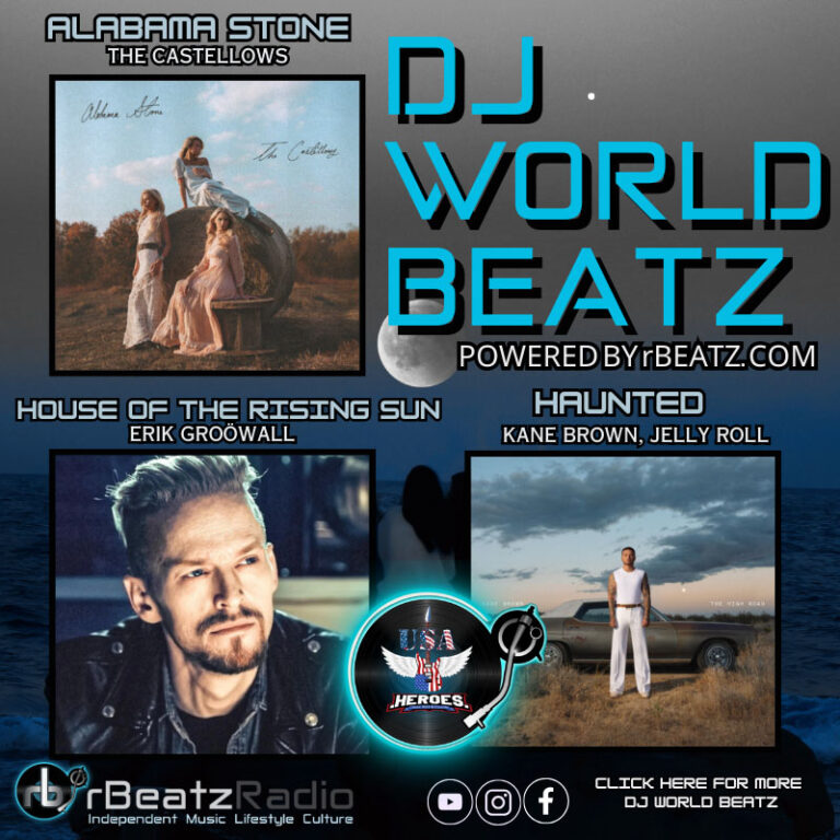 DJWB 02_03_25 Graphic 2_ USA Heroes Radio Trending Hits The Castellows Erik Droowall Kane Brown Jelly Roll