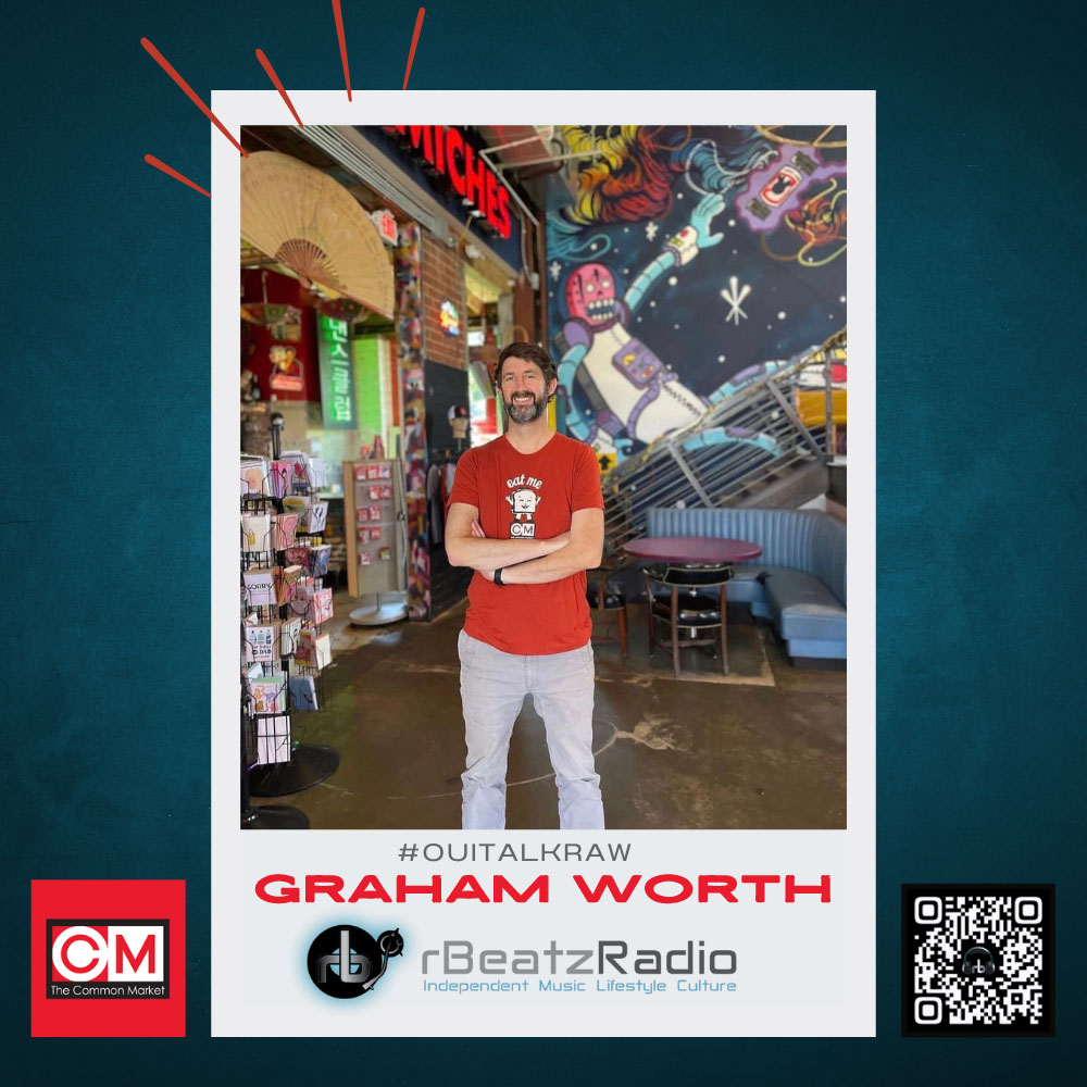 Common Market Graham Worth Interview Image rBeatz Radio Studio Inteview 0824