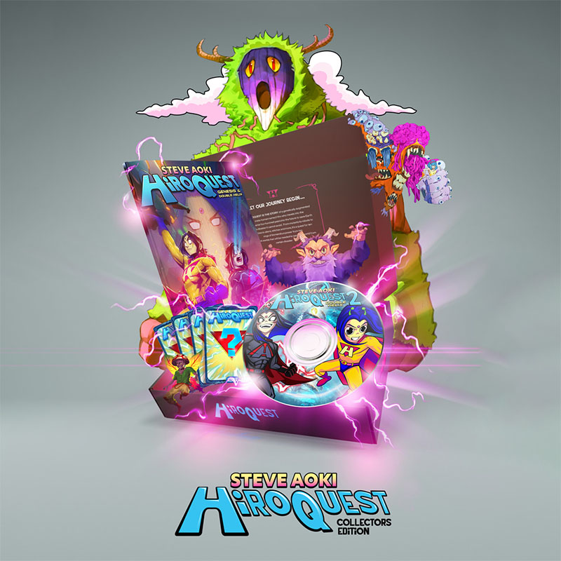 STEVE AOKI ALBUM Release , "HIROQUEST 2":  DOUBLE HELIX COLLECTORS EDITION