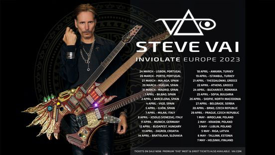 Steve Vai | Featured Guitarist & Artist Review | #LocalMusicSomewhere #Europe
