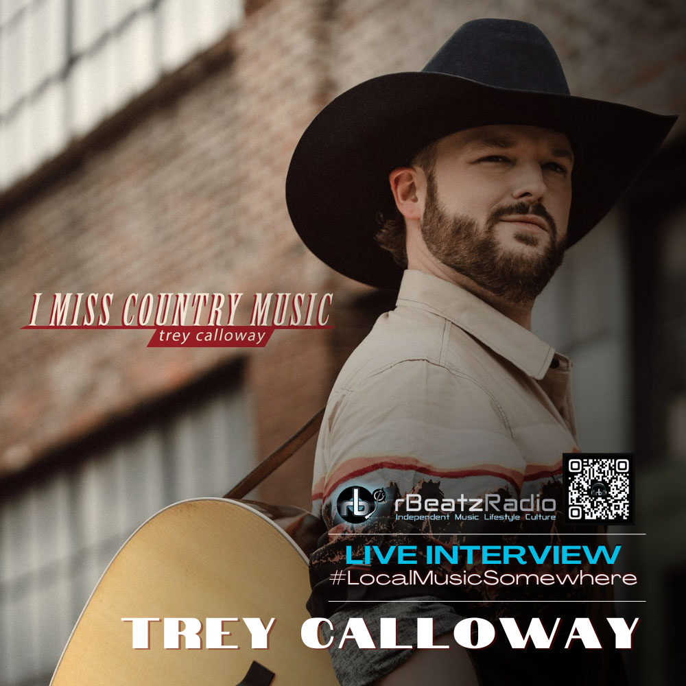 Trey Calloway Image Local Music Somewhere rBeatz Radio Studio Inteview 0824